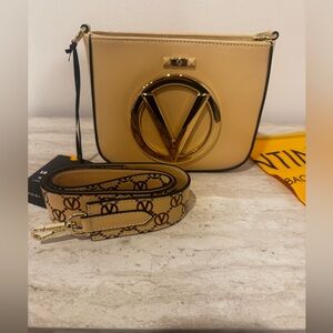 Valentino By Mario Valentino Yvette Forever Leather Crossbody